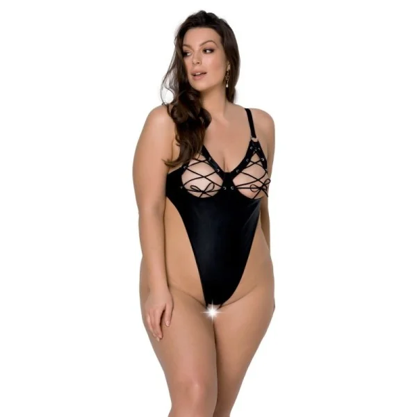 Celin Size Plus Body schwarz von Passion Size Plus kaufen | Fesselliebe