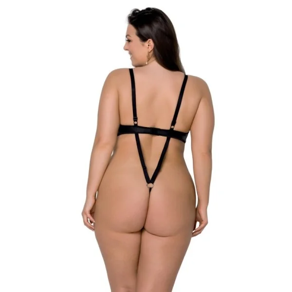 Celin Size Plus Body schwarz von Passion Size Plus kaufen | Fesselliebe