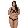 Celin Size Plus Bikini 2er Set Schwarz von Passion Size Plus
