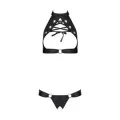 Malwia Size Plus 2er Set mit offenem BH Schwarz von Passion Size Plus