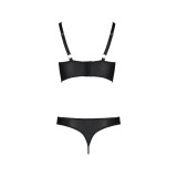 Malwia Size Plus Bikini 2er Set Schwarz von Passion Size Plus | Fesselliebe.de