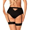 Editya Garter Höschen Schwarz von Obsessive