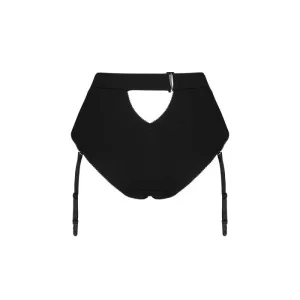 Editya Garter Höschen Schwarz von Obsessive