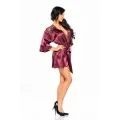 Summer Peignoir & Tanga Burgunder von Beauty Night Fashion