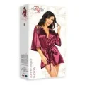 Summer Peignoir & Tanga Burgunder von Beauty Night Fashion