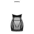Lacrisia Chemise & Tanga Schwarz von Obsessive