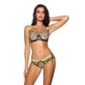 Panty Beige-Schwarz V-10153 von Axami
