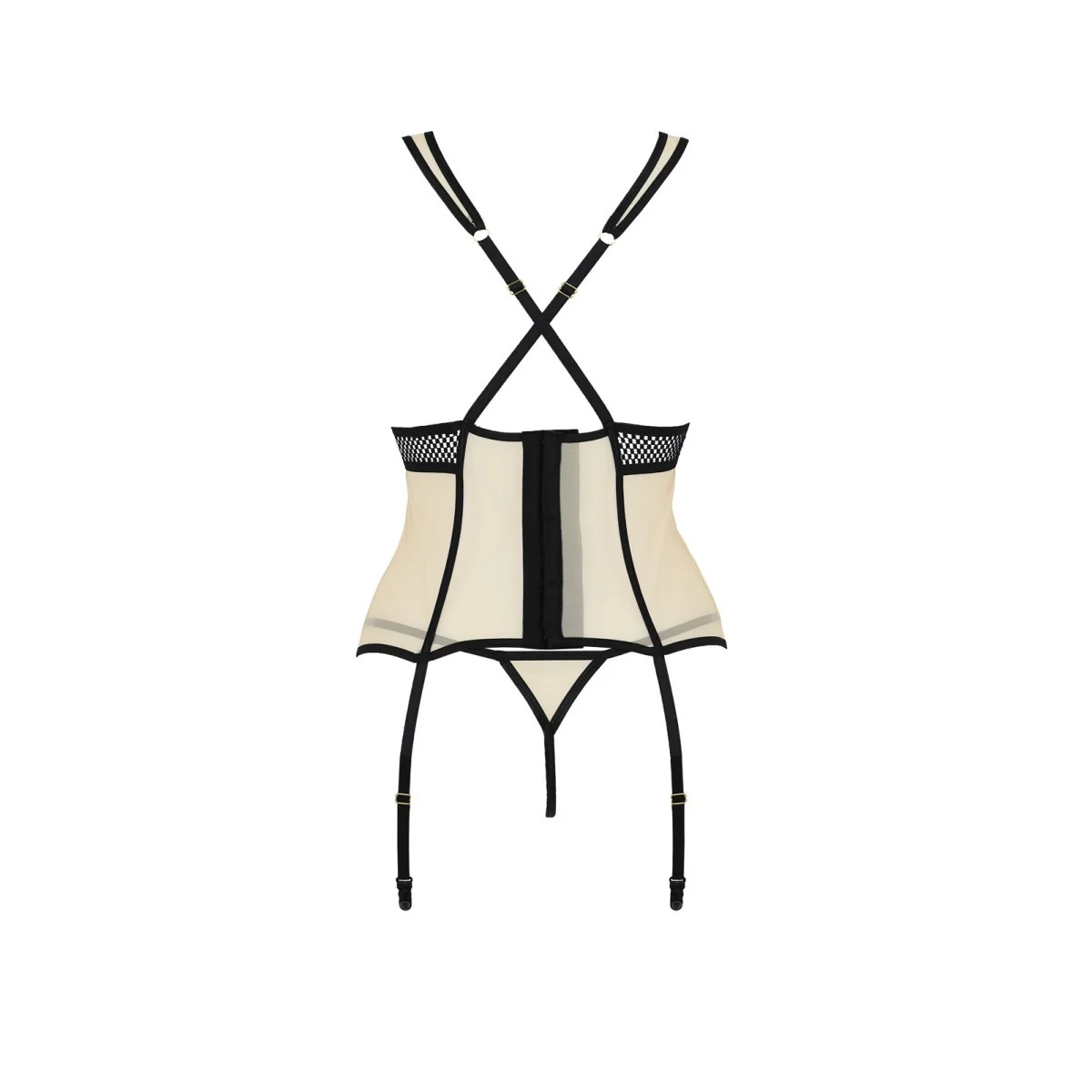 Viena Korsett & Tanga beige von Passion-Exklusiv kaufen | Fesselliebe