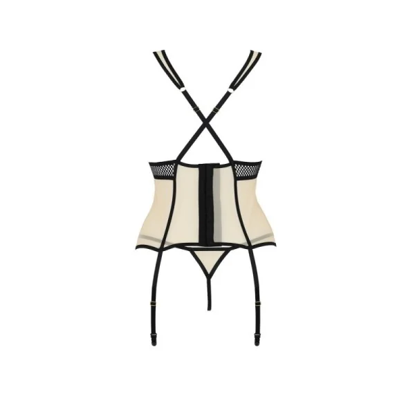 Viena Korsett & Tanga beige von Passion-Exklusiv kaufen | Fesselliebe