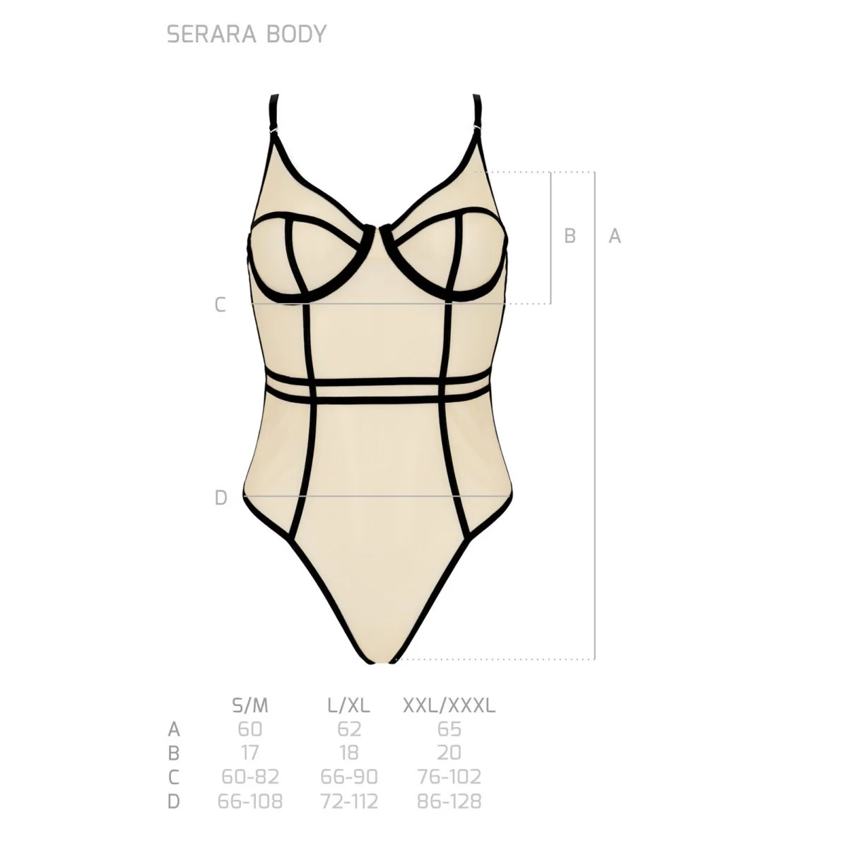 Serara Body beige von Passion-Exklusiv kaufen | Fesselliebe