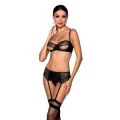 Astrida 3er Set Schwarz von Passion-Exklusiv