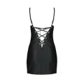 Astrida Chemise & Tanga Schwarz von Passion-Exklusiv