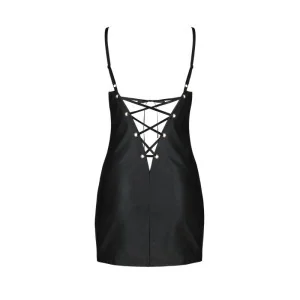 Astrida Chemise & Tanga Schwarz von Passion-Exklusiv