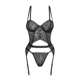 Yaskana Korsett & Tanga Schwarz von Obsessive | Fesselliebe.de