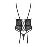 Yaskana Korsett & Tanga Schwarz von Obsessive | Fesselliebe.de