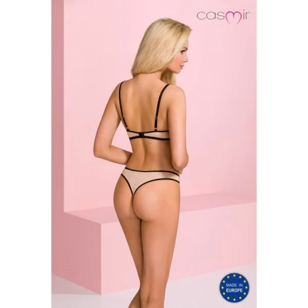 Denerys Bikini beige-schwarz von Casmir kaufen | Fesselliebe