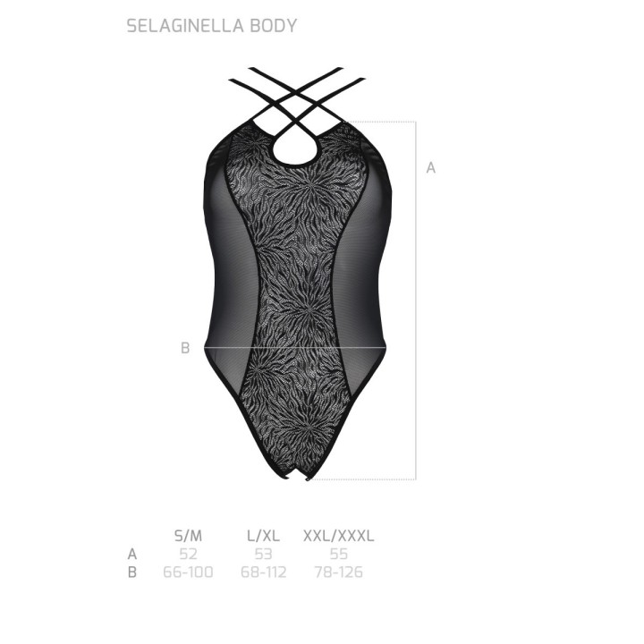 Eco Selaginella Body Schwarz von Passion Eco Collection | Fesselliebe.de