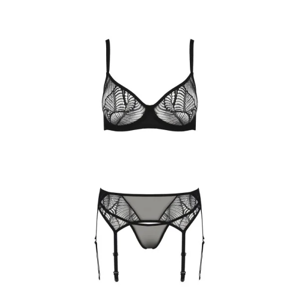 Eco Leafa 3er Set schwarz von Passion Eco Collection kaufen | Fesselliebe