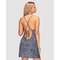 Nadines Chemise & Tanga Blau von Obsessive