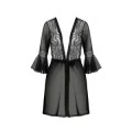 Eco Leafa Peignoir Schwarz von Passion Eco Collection