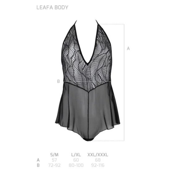 Eco Leafa Body schwarz von Passion Eco Collection kaufen | Fesselliebe