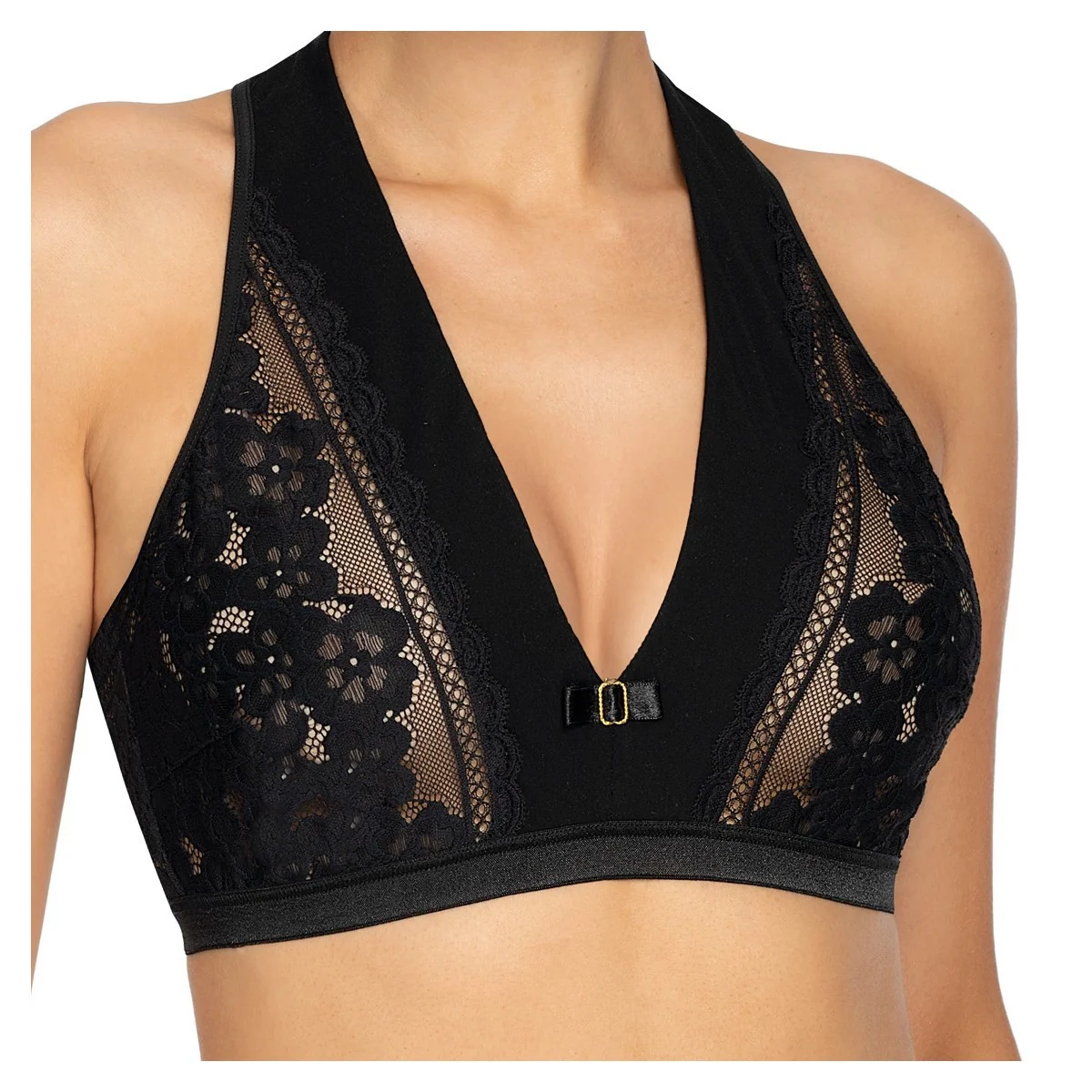 Gizela Soft Top schwarz von Róza kaufen | Fesselliebe