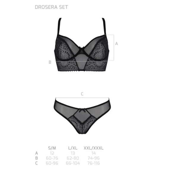 Eco Drosera 2er Set schwarz von Passion Eco Collection kaufen | Fesselliebe
