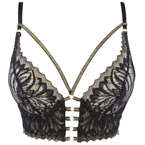 Bustier schwarz V-10111 von Axami kaufen | Fesselliebe