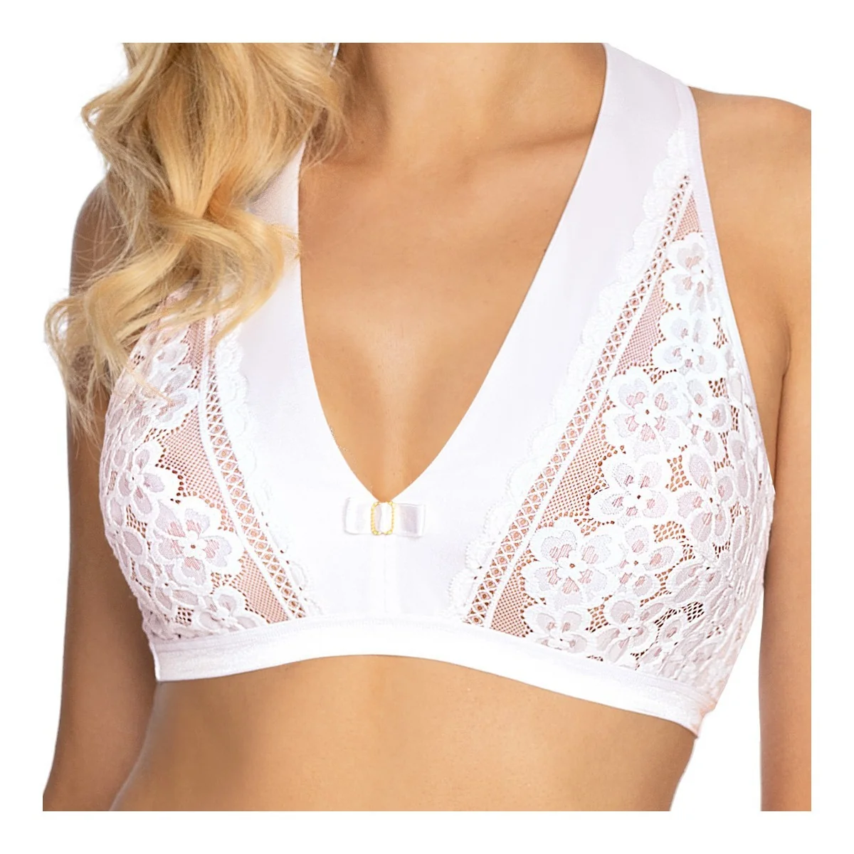 Gizela Soft Top weiß von Róza kaufen | Fesselliebe