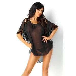 Poppy Chemise & Tanga Schwarz von Beauty Night Fashion