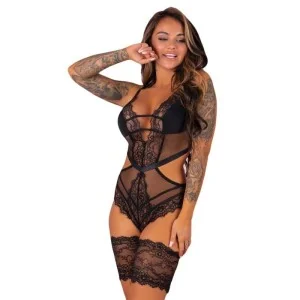 Hawain Body schwarz von LivCo Corsetti Fashion kaufen | Fesselliebe