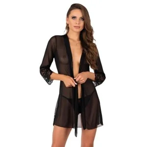 Livemia Chemise/Peignoir Schwarz von Livco Corsetti Fashion