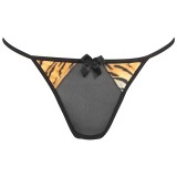 Babydoll & String Schwarz-Gold V-10029 von Axami | Fesselliebe.de