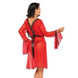 Valentina Peignoir & Tanga Rot von Beauty Night Fashion | Fesselliebe.de