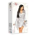 Samira Peignoir & Tanga Silber von Beauty Night Fashion