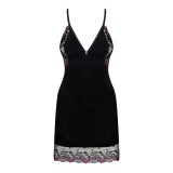 Vanessme Chemise & Tanga Schwarz von Obsessive | Fesselliebe.de