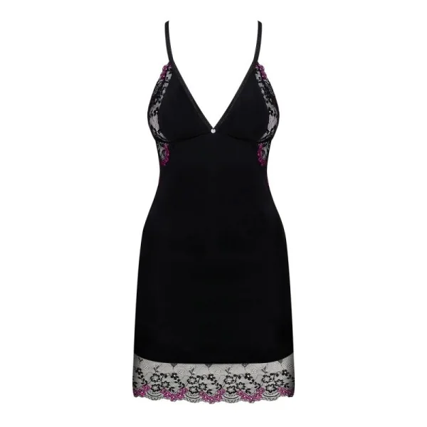 Vanessme Chemise & Tanga schwarz von Obsessive kaufen | Fesselliebe