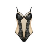 Daisy Body Schwarz-Beige von Casmir | Fesselliebe.de
