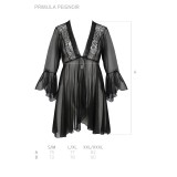 Eco Primula Peignoir Schwarz von Passion Eco Collection | Fesselliebe.de