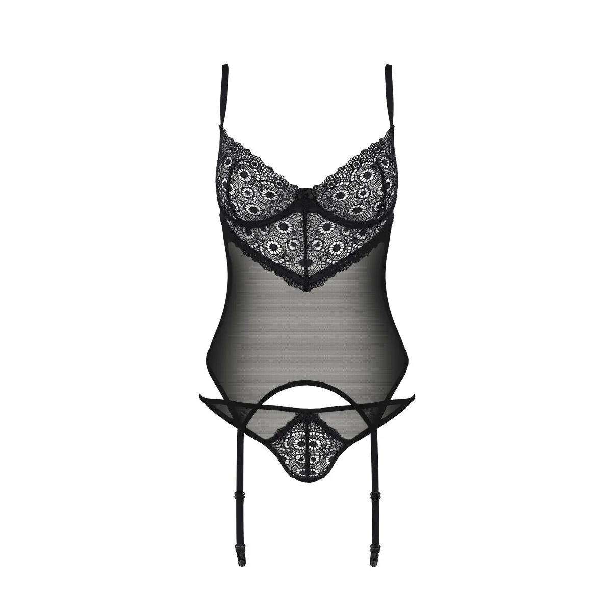 Eco Zinnia Korsett schwarz von Passion Eco Collection kaufen | Fesselliebe