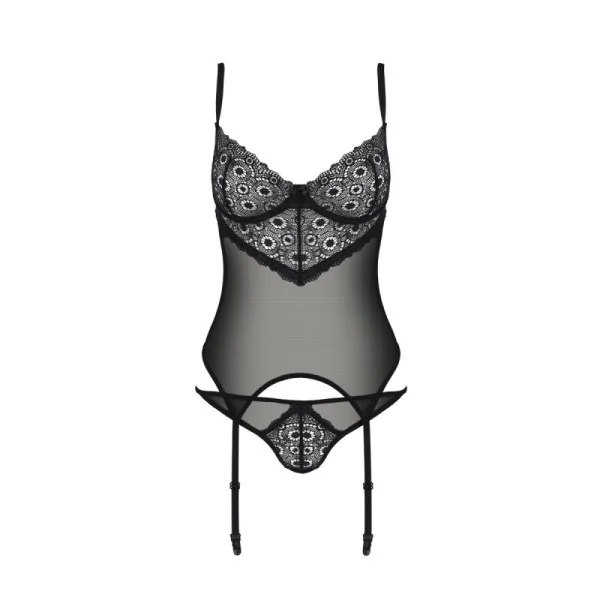 Eco Zinnia Korsett schwarz von Passion Eco Collection kaufen | Fesselliebe