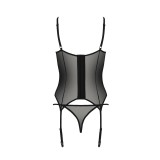 Eco Zinnia Korsett Schwarz von Passion Eco Collection | Fesselliebe.de