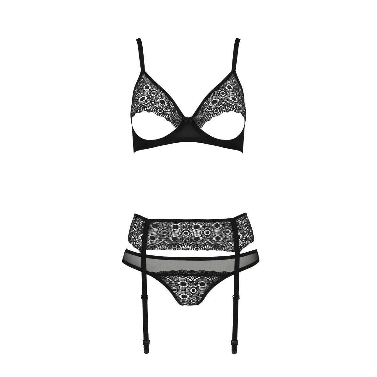 Eco Zinnia 3er Set schwarz von Passion Eco Collection kaufen | Fesselliebe