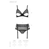 Eco Zinnia 3er Set Schwarz von Passion Eco Collection | Fesselliebe.de