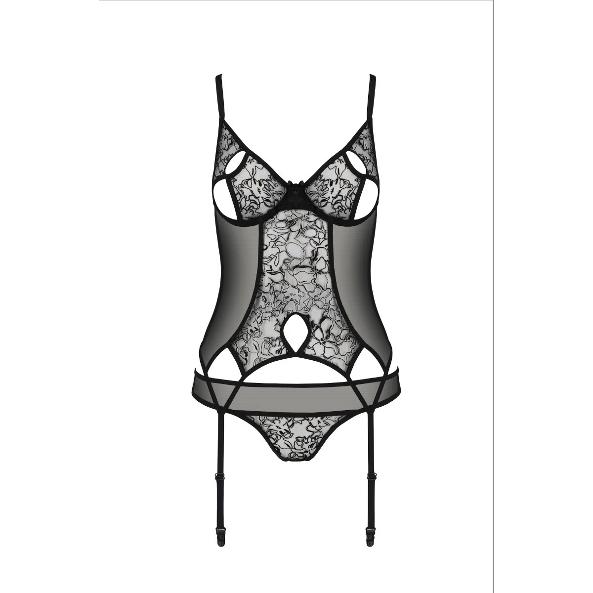 Eco Primula Korsett schwarz von Passion Eco Collection kaufen | Fesselliebe