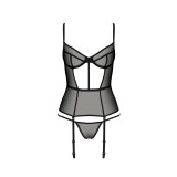 Eco Varella Korsett Schwarz von Passion Eco Collection | Fesselliebe.de