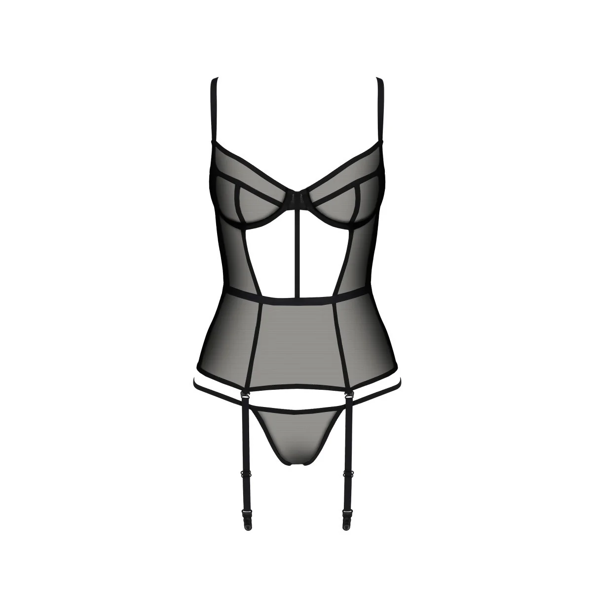 Eco Varella Korsett schwarz von Passion Eco Collection kaufen | Fesselliebe