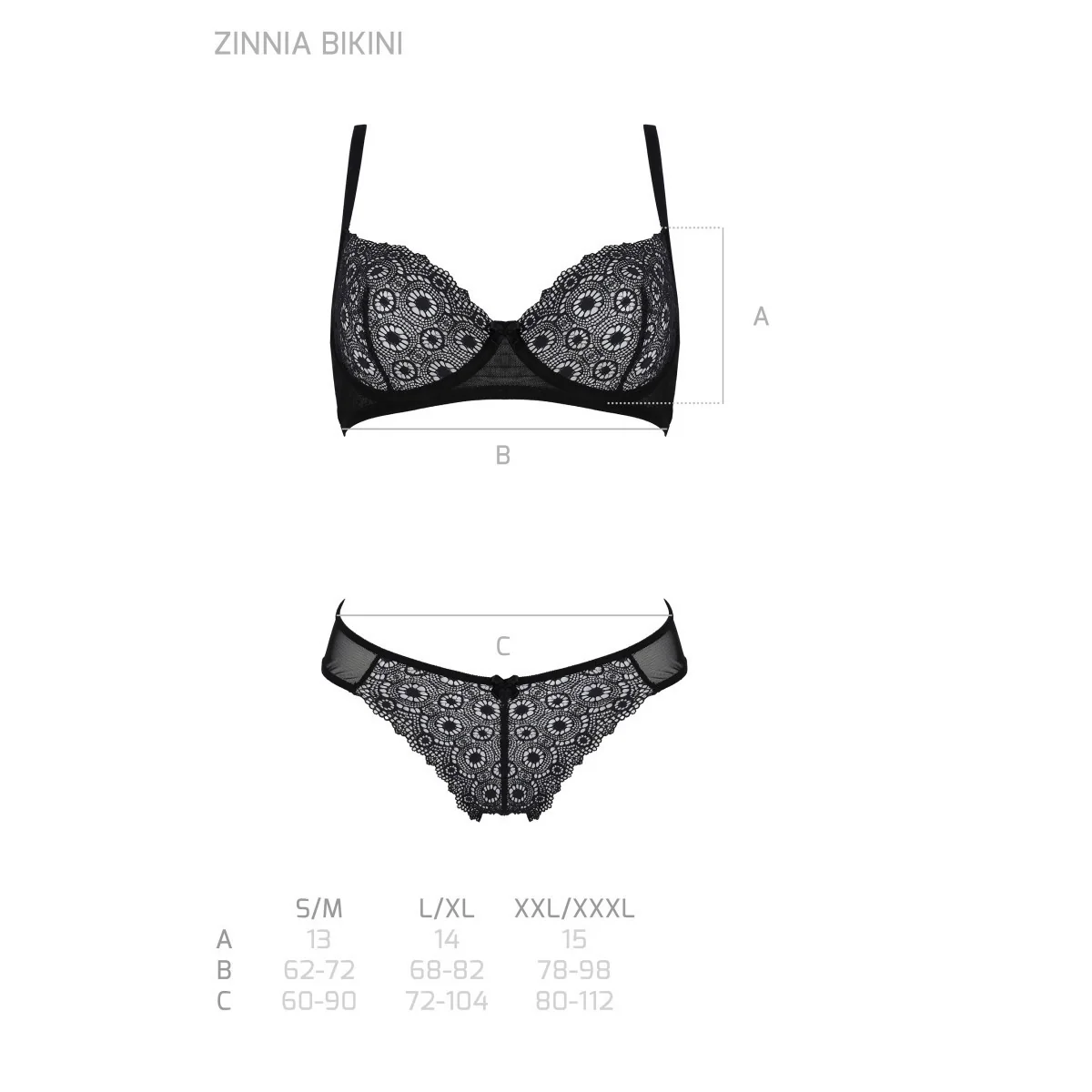 Eco Zinnia Bikini schwarz von Passion Eco Collection kaufen | Fesselliebe