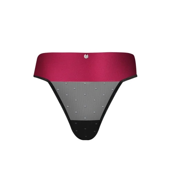 Tienesy Tanga schwarz-rot von Obsessive kaufen | Fesselliebe
