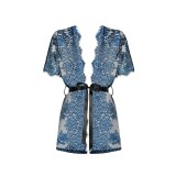 Yassmyne Peignoir Blau von Obsessive | Fesselliebe.de